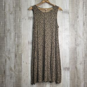 ❤️ Old Navy Leopard Print Sleeveless Dress. Size Large